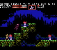 une photo d'Ã©cran de Castlevania 3 - Dracula s Curse sur Nintendo Nes